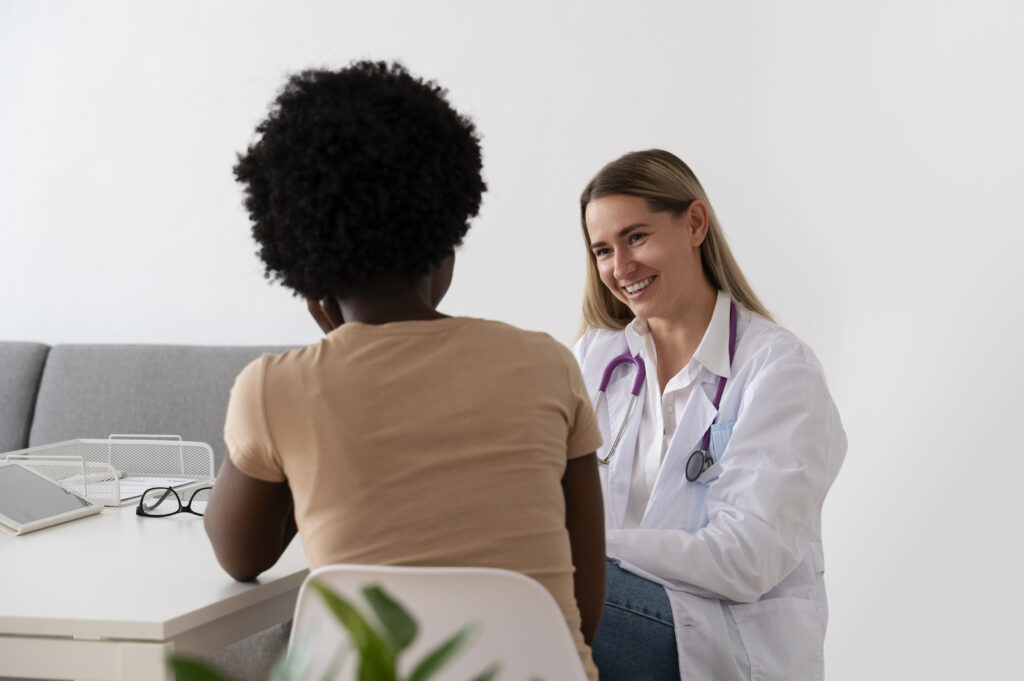 Doctor And Patient Discussing A Treatment Plan
