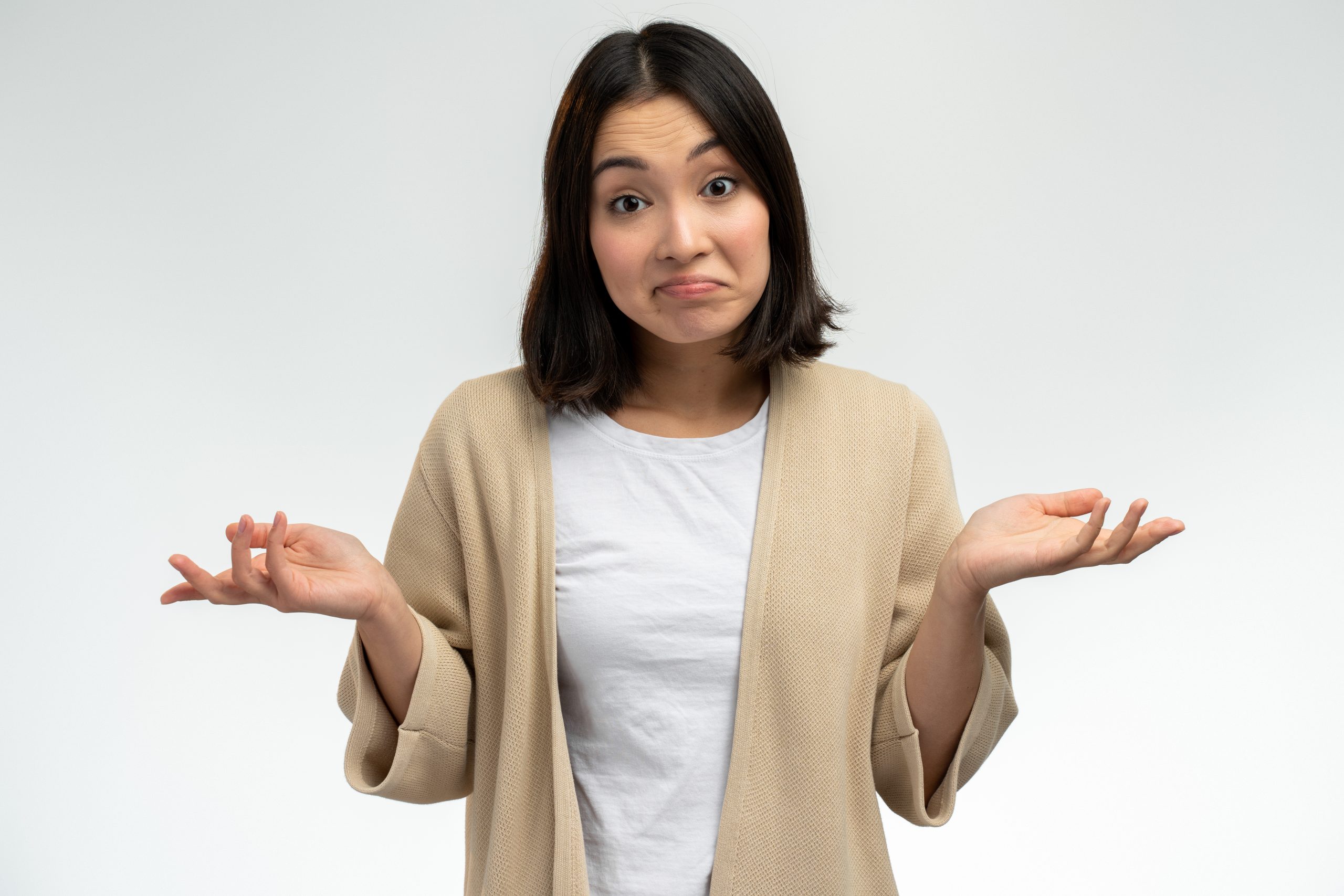 Woman wondering about HBOT